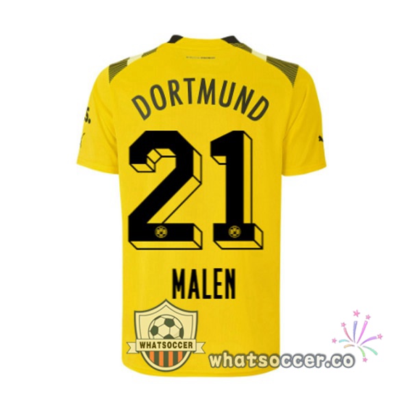Dortmund BVB (Malen 21) CUP Soccer Jerseys Yellow 2022-2023