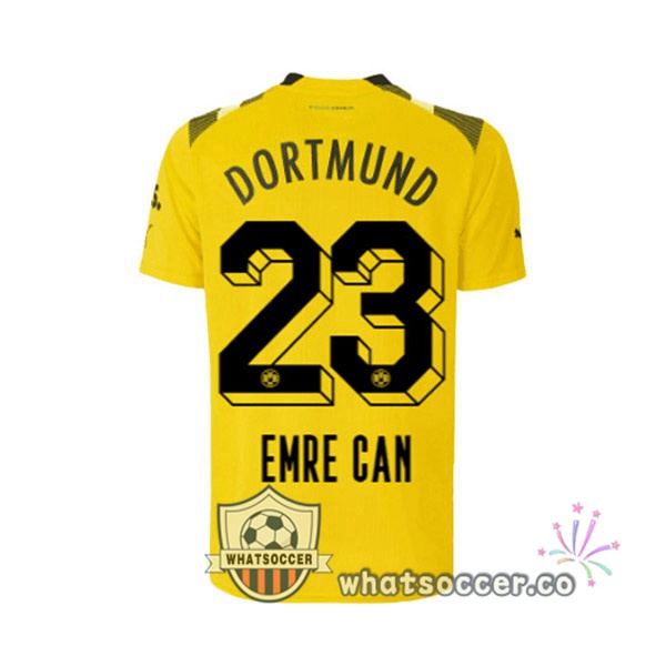 Dortmund BVB (Emre Can 23) CUP Soccer Jerseys Yellow 2022-2023