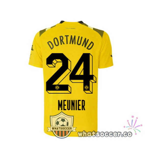 Dortmund BVB (Meunier 24) CUP Soccer Jerseys Yellow 2022-2023