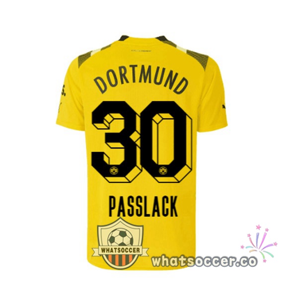 Dortmund BVB (Passlack 30) CUP Soccer Jerseys Yellow 2022-2023