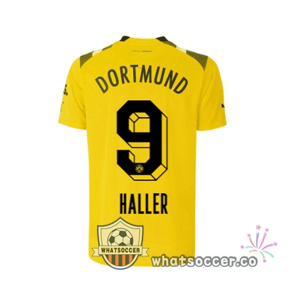 Dortmund BVB (Haller 9) CUP Soccer Jerseys Yellow 2022-2023