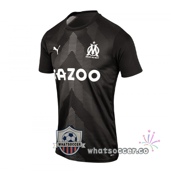 Olympique de Marseille Goalkeeper Soccer Jerseys Black 2022-2023