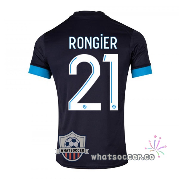 Olympique de Marseille (RONGIER 21) Away Soccer Jerseys Black 2022-2023