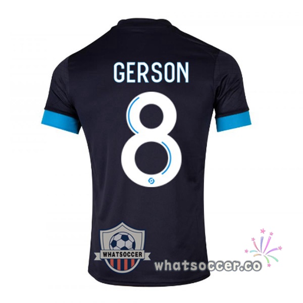 Olympique de Marseille (GERSON 8) Away Soccer Jerseys Black 2022-2023