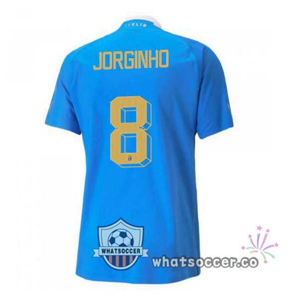 Italy（Jorginho 8）Home Soccer Jerseys Blue 2022-2023