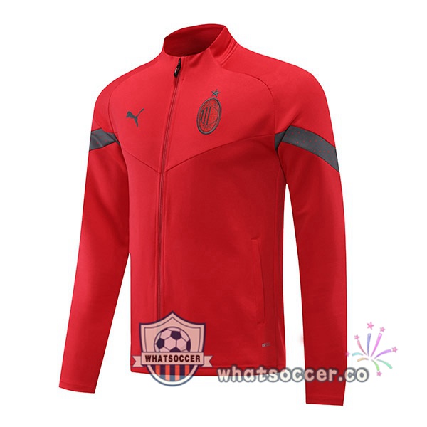 AC Milan Red Soccer Jacket 2022-2023