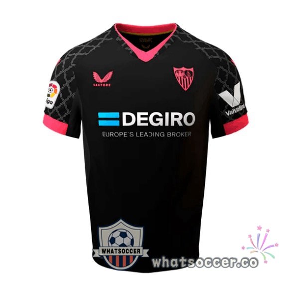 Sevilla FC Third Soccer Jerseys Black 2022-2023