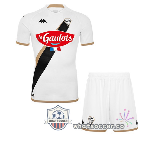 Angers SCO Kids Away Soccer Jerseys White 2022-2023