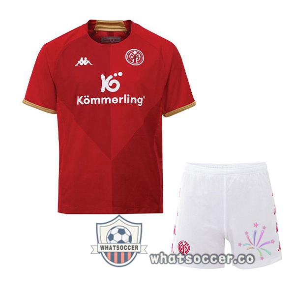 FSV Mainz 05 Kids Home Soccer Jerseys Red 2022-2023