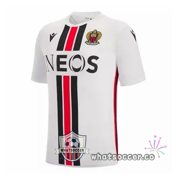 OGC Nice Away Soccer Jerseys White 2022-2023