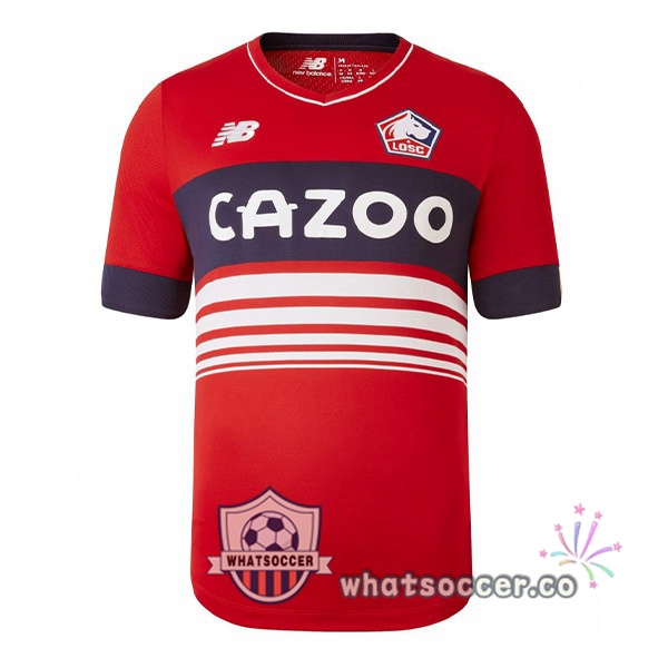 Lille OSC Home Soccer Jerseys Red 2022-2023