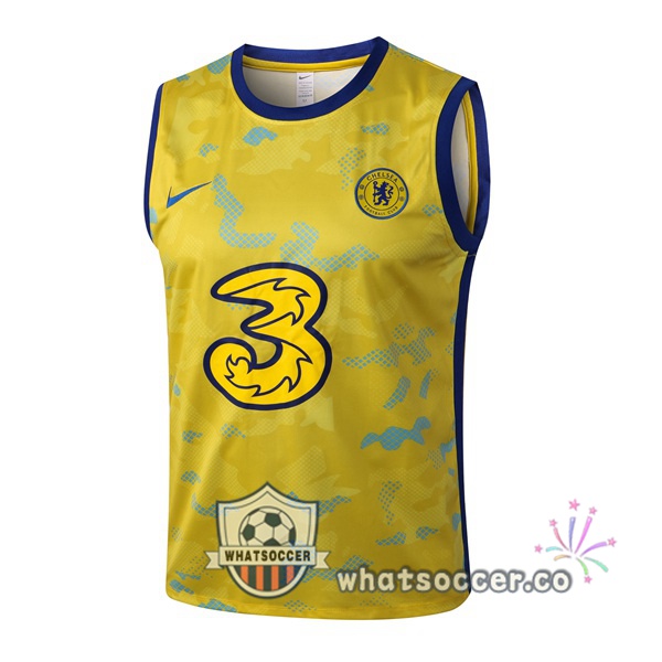 FC Chelsea Yellow Soccer Vest 2022-2023