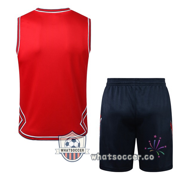 Paris PSG + Shorts Red Soccer Vest 2022-2023