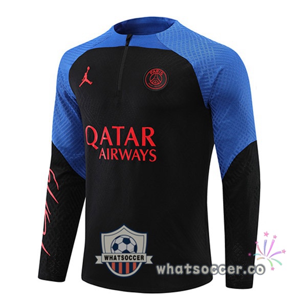 Paris PSG Soccer Sweater Blue Black 2022-2023
