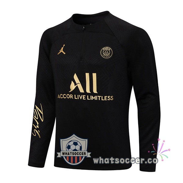 Paris PSG Soccer Sweater Black 2022-2023