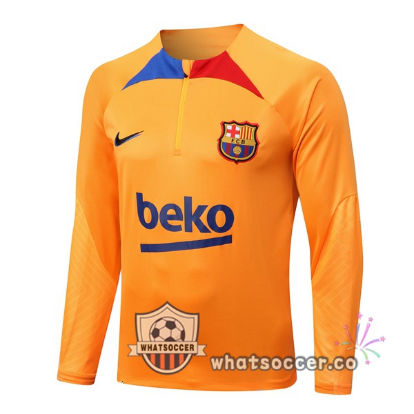 FC Barcelona Soccer Sweater Orange 2022-2023