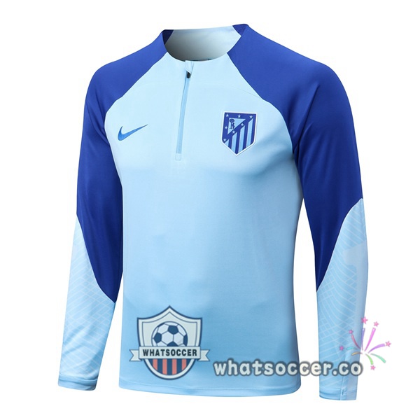 Atletico Madrid Soccer Sweater Blue 2022-2023