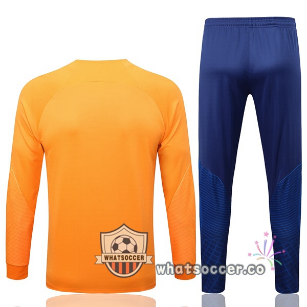 FC Barcelona Orange Jacket 2022-2023