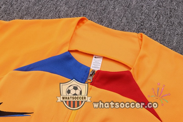 FC Barcelona Orange Jacket 2022-2023
