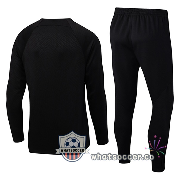 Paris PSG Black Tracksuit 2022-2023