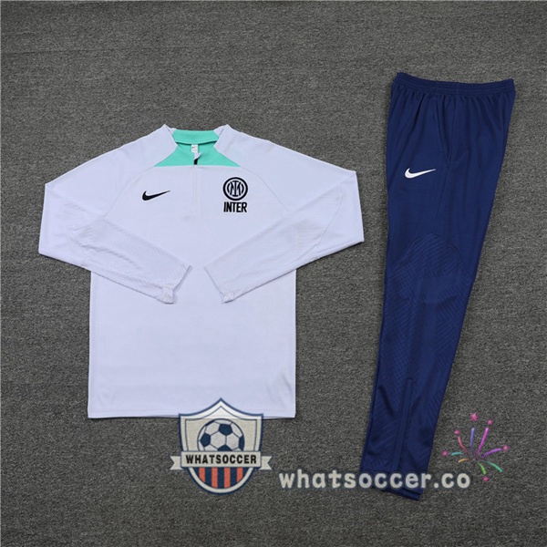 Inter Milan White Tracksuit 2022-2023