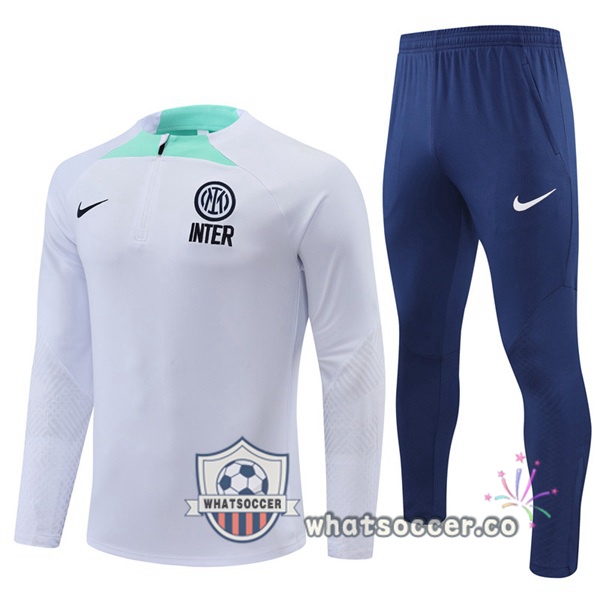 Inter Milan White Tracksuit 2022-2023