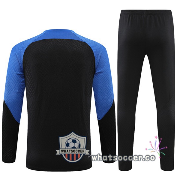 Paris PSG Blue Black Tracksuit 2022-2023
