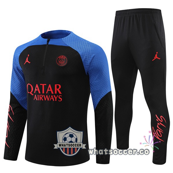 Paris PSG Blue Black Tracksuit 2022-2023