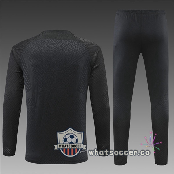 Paris PSG Black Tracksuit 2022-2023