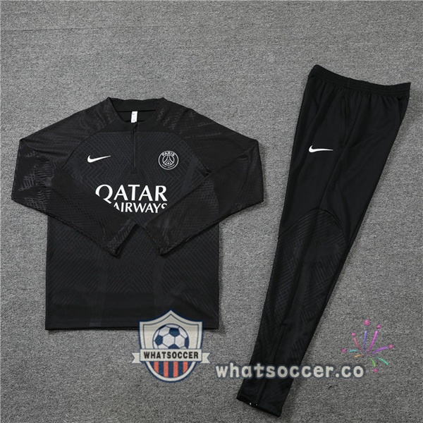 Paris PSG Black Tracksuit 2022-2023