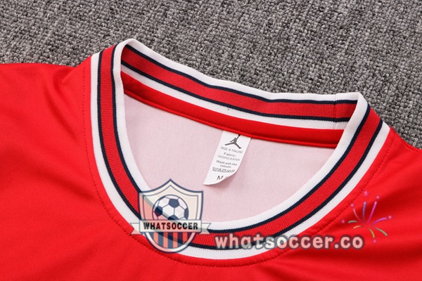 Paris PSG Training T-Shirts + Shorts Red 2022-2023