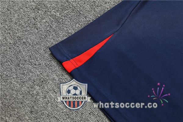 FC Barcelona Training T-Shirts + Shorts Blue 2022-2023