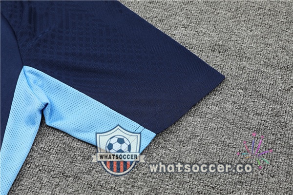 FC Barcelona Training T-Shirts + Shorts Blue 2022-2023