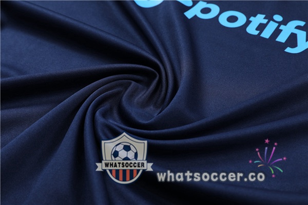 FC Barcelona Training T-Shirts + Shorts Blue 2022-2023