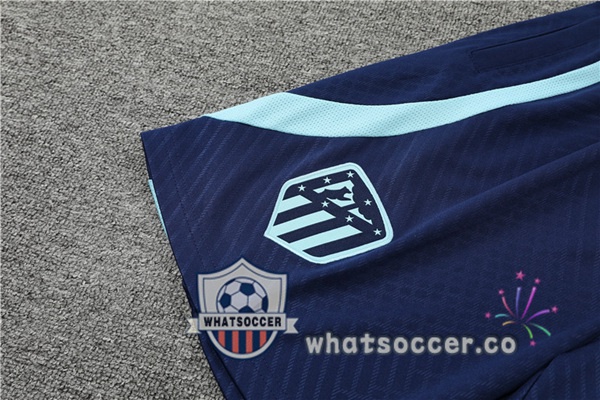 Atletico Madrid Training T-Shirts + Shorts Blue 2022-2023