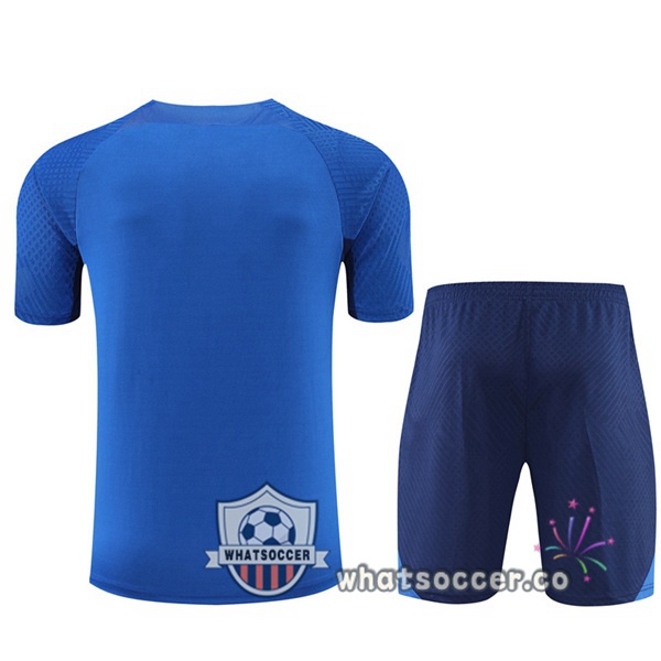 Inter Milan Training T-Shirts + Shorts Blue 2022-2023