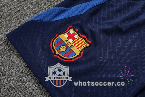 FC Barcelona Training T-Shirts + Shorts Orange 2022-2023