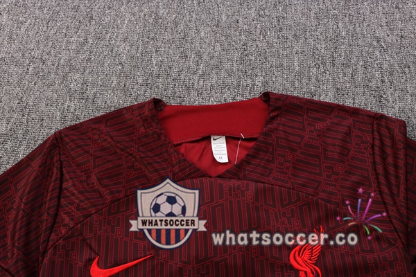FC Liverpool Training T-Shirts + Shorts Red 2022-2023
