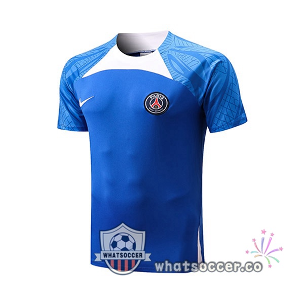 Paris PSG Training T-Shirts Blue 2022-2023