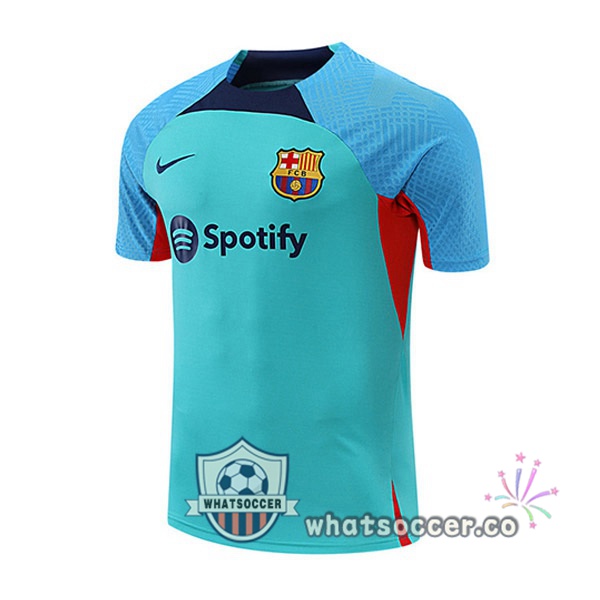 FC Barcelona Training T-Shirts Cyan 2022-2023