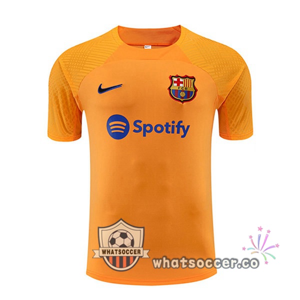FC Barcelona Training T-Shirts Orange 2022-2023