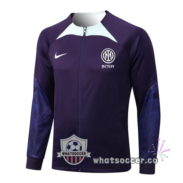 Inter Milan Purple Soccer Jacket 2022-2023