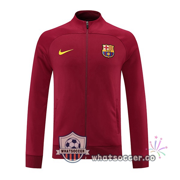 FC Barcelona Red Soccer Jacket 2022-2023
