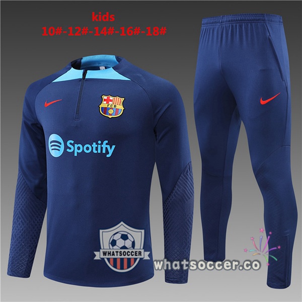 FC Barcelona Kids Blue Tracksuit 2022-2023
