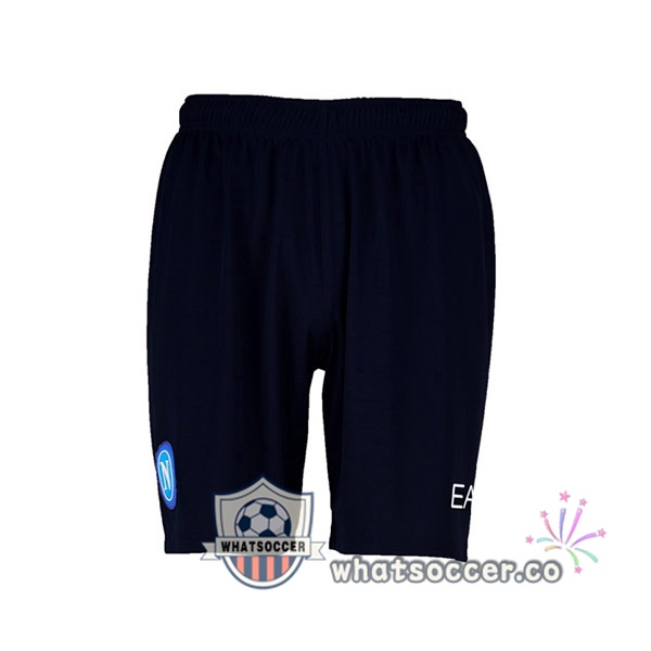 SSC Napoli Third Soccer Shorts Black 2022-2023