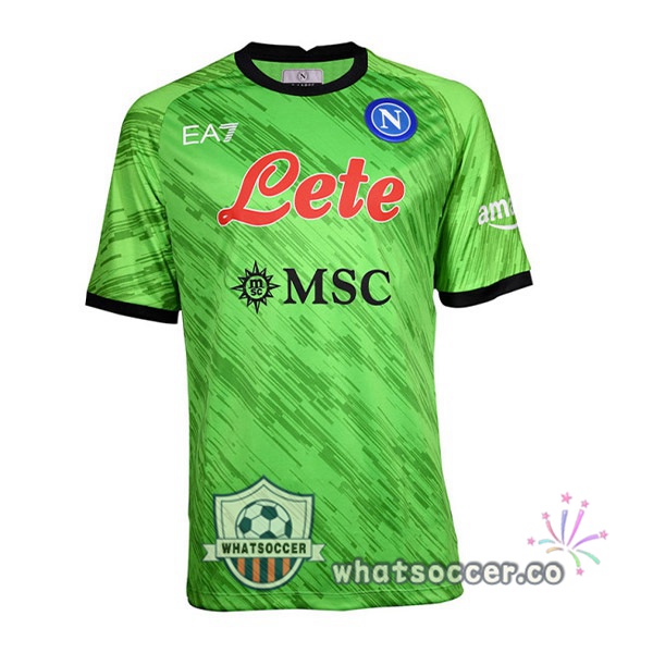 SSC Napoli Goalkeeper Soccer Jerseys Green 2022-2023