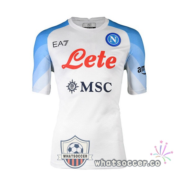 SSC Napoli Away Soccer Jerseys White 2022-2023