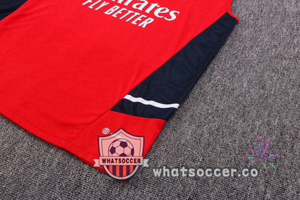 Arsenal + Shorts Red Soccer Vest 2022-2023