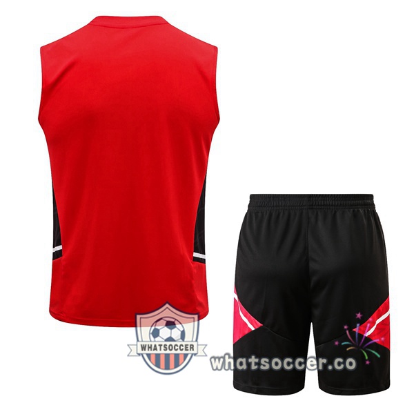 Bayern Munich + Shorts Red Soccer Vest 2022-2023