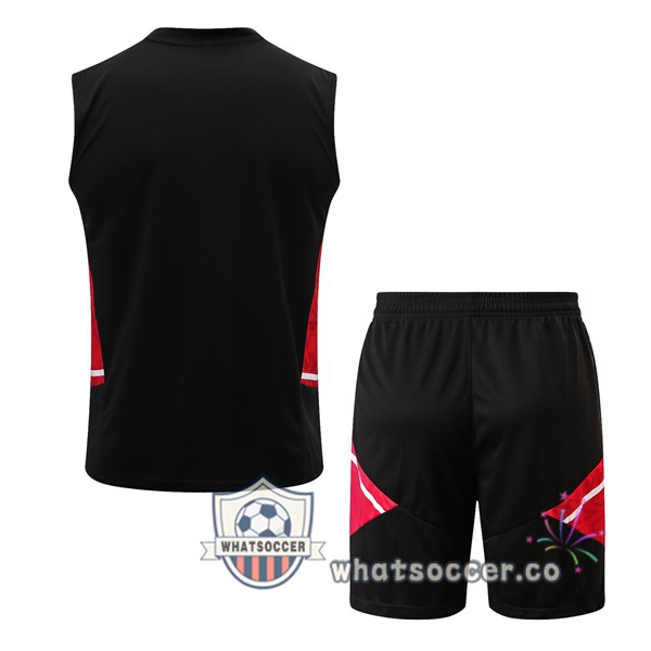 Bayern Munich + Shorts Black Soccer Vest 2022-2023